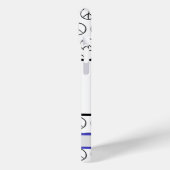 Bid voor vrede Grunge Font Case-Mate iPhone Case (Achterkant / Links)