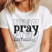 Bid, Wacht, Vertrouw Tri-Blend Shirt