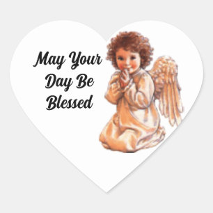 Bidden Angel Hart Sticker