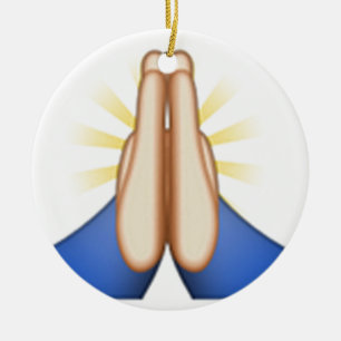 bidden emoji keramisch ornament
