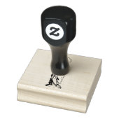 Bidden Gezegende Maagd Maria als jong meisje Rubberstempel (Stempel)