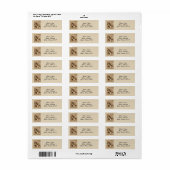 Bidden Handen Retouradres Labels (Full Sheet)