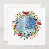 Bidden handen waterverf (Voorkant / Achterkant)