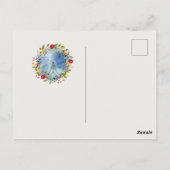 Bidden handen waterverf briefkaart (Achterkant)