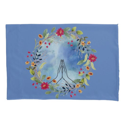 Bidden handen waterverf kussensloop (Voorkant)