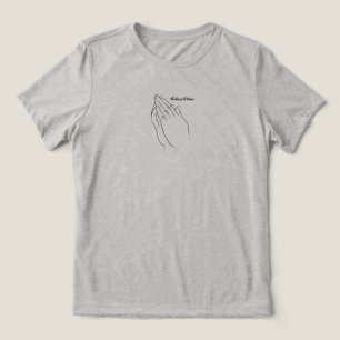 Bidden is de weg naar vrede Tri-Blend shirt