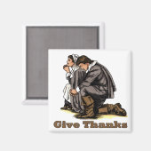 Bidden pelgrims magneet (Voorkant / Achterkant)