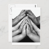 bidden.png briefkaart (Voorkant / Achterkant)