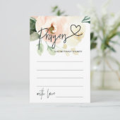 Bidden voor Baby Neutral Baby shower Game Kaart (Staand voorkant)