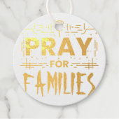 Bidden voor gezinnen bedankjes labels (Voorkant)