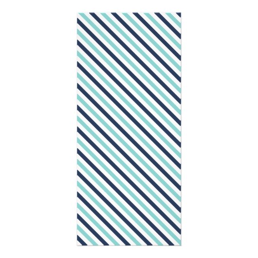 Bidden voor het kleine Man, de marine, turquoise Reclamekaart (Achterkant)