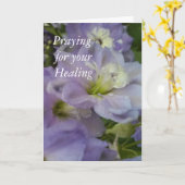 Bidden voor je genezing kaart (Gele Bloem)