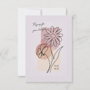 Bidden voor je kracht bedankkaart