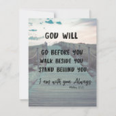 Bidden voor jou Inspirerend Christelijk Kaart (Voorkant)