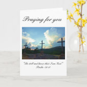 Bidden voor jou kaart (Gele Bloem)