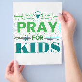 Bidden voor kinderen flyer (Hand)