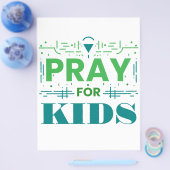 Bidden voor kinderen flyer (Enkel)