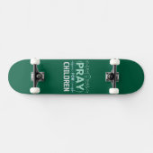 Bidden voor kinderen skateboard (Horizontaal)
