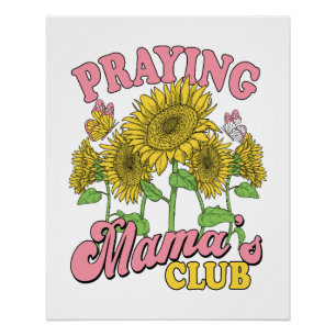 Bidden voor moederclub perfect poster