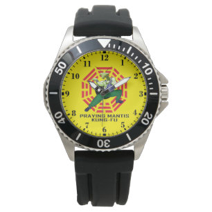Biddende bidsprinkhaan Kung-Fu Horloge