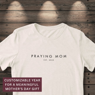 Biddende Moeder Geschat Jaar Christelijk Modern Mi Tri-Blend Shirt