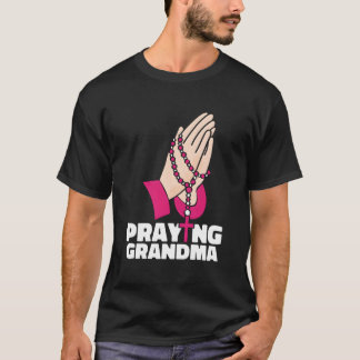 Biddende oma Oma Christendom Christen T-shirt