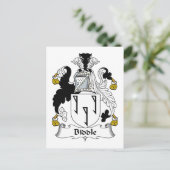 Biddle Family Crest Briefkaart (Staand voorkant)