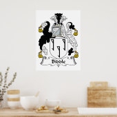 Biddle Family Crest Poster (Keuken)