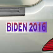 Biden 2016 bumpersticker (Op auto)