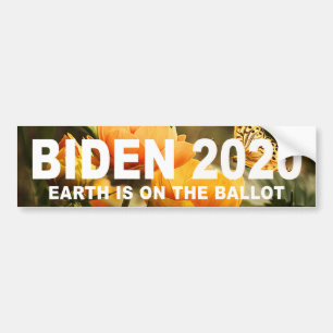 Biden 2020 Aarde staat op het stembiljet Bumpersticker