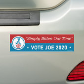 Biden 2020 Bumpersticker (Op auto)