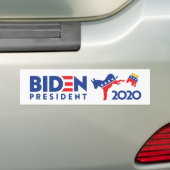 Biden 2020 bumpersticker (Op auto)