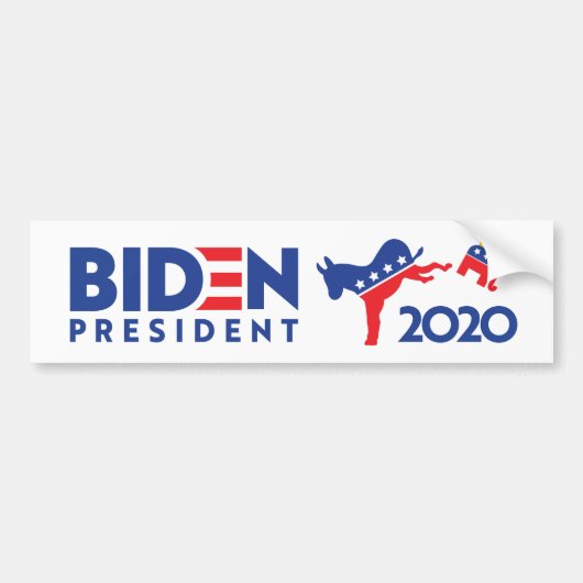 Biden 2020 bumpersticker (Voorkant)