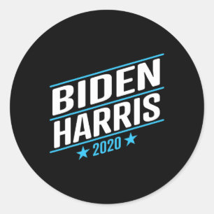 Biden 2020 en Kamala Harris op de One Ticket 2 Ronde Sticker