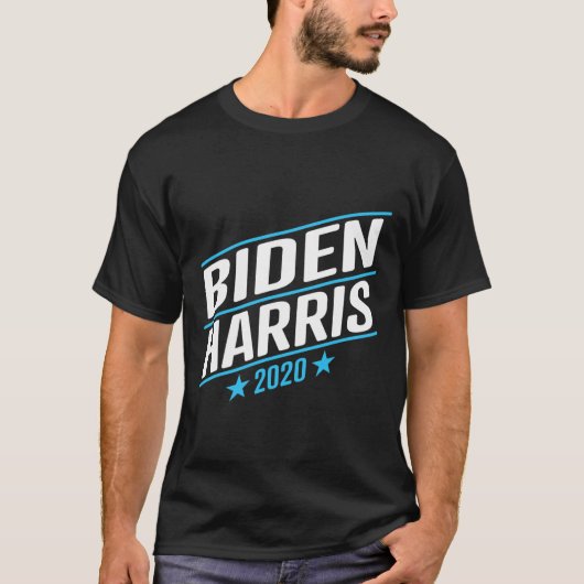 Biden 2020 en Kamala Harris op de One Ticket 2 T-shirt (Voorkant)