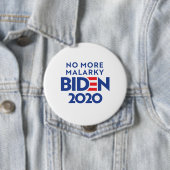 BIDEN 2020 - Geen malarky meer Ronde Button 4,0 Cm (In situ)
