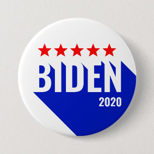 Biden 2020 presidentsverkiezingen democratische po ronde button 7,6 cm