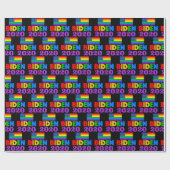 Biden 2020 Rainbow Gay Pride Cadeaupapier (Vlak)