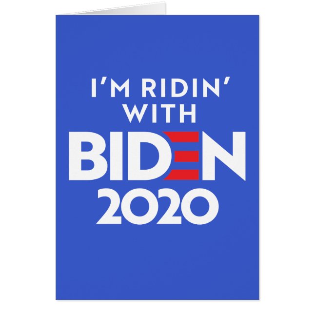 BIDEN 2020 - Ridin met Biden (Voorkant)