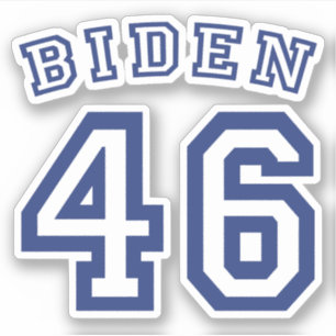 BIDEN 46 STICKER