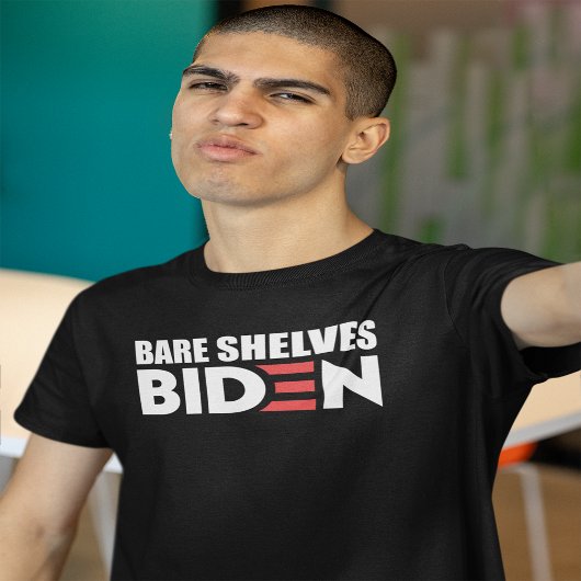 BIDEN Anti Biden Dark T-shirt BIDEN SHELVES