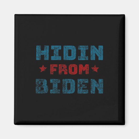 Biden Anti Biden Harris Pro Trump 2020 Magneet (Voorkant)