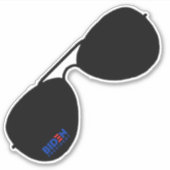 Biden Aviators Sticker (Voorkant)