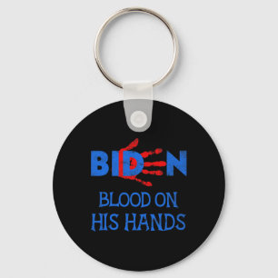 Biden bloed op zijn handen - breng Trump terug Bid Sleutelhanger