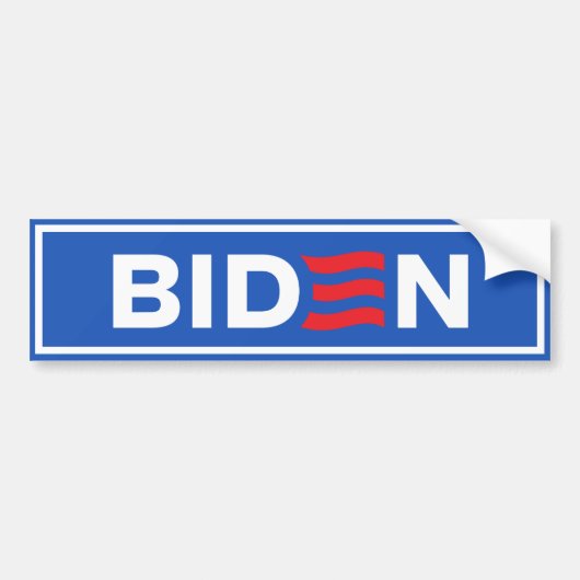Biden-campagne Bumpersticker (Voorkant)