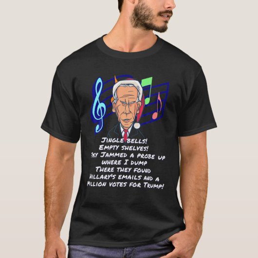Biden Colonoscopy Meme Kerstmis T-shirt (Voorkant)
