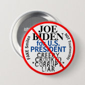 Biden Democrati Ronde Button 7,6 Cm (Voorkant /achterkant)