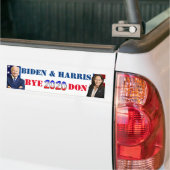 Biden en Harris Bye-Don Anti Trump Bumpersticker (Op Truck)