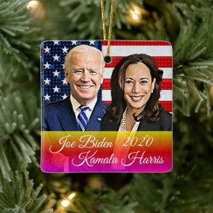 Biden en Harris Keepomwille Souvenir 2020 Keramisch Ornament