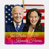 Biden en Harris Keepomwille Souvenir 2020 Keramisch Ornament (Voorkant)